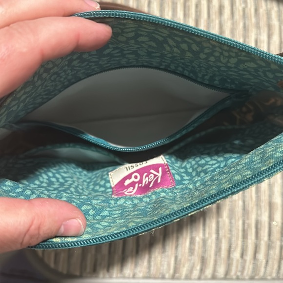 Fossil Key-Per Coated Canvas Crossbody Bag - Picture 6 of 6